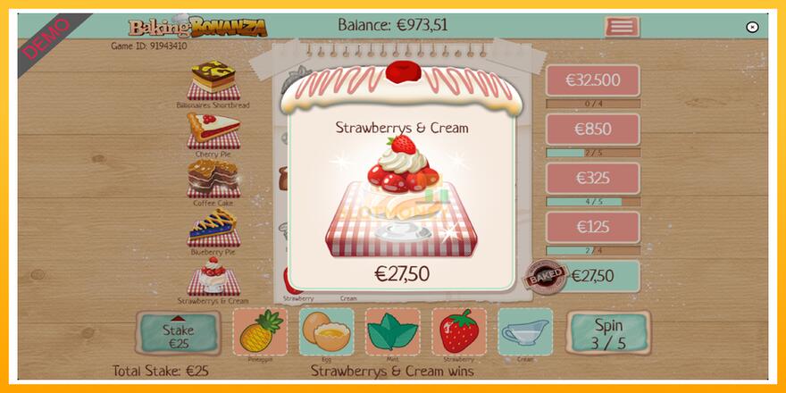 Máquina de jogos Baking Bonanza - chance de ganhar dinheiro, foto 4