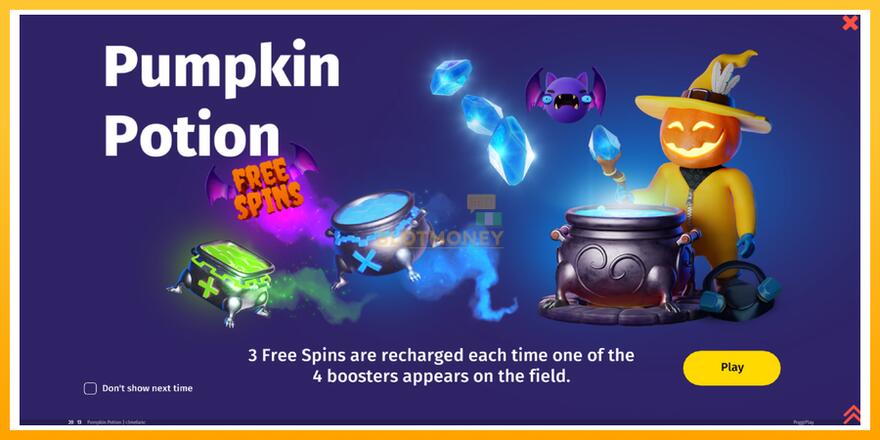 Máquina de jogos Pumpkin Potion - chance de ganhar dinheiro, foto 1