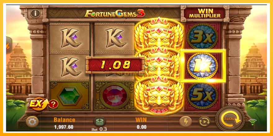 Máquina de jogos Fortune Gems 3 - chance de ganhar dinheiro, foto 4