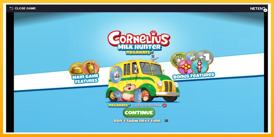 Máquina de jogos Cornelius Milk Hunter Megaways - chance de ganhar dinheiro, foto 1