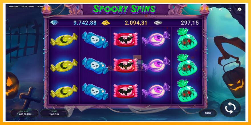 Máquina de jogos Spooky Spins - chance de ganhar dinheiro, foto 2