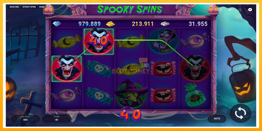 Máquina de jogos Spooky Spins - chance de ganhar dinheiro, foto 3