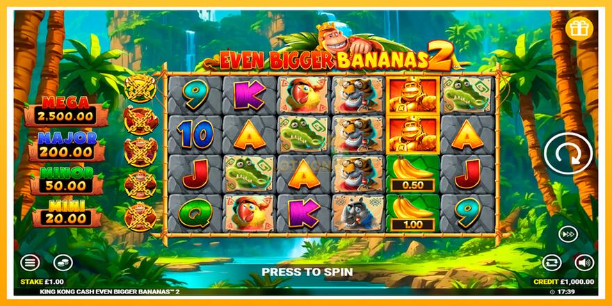 Máquina de jogos King Kong Cash Even Bigger Bananas 2 - chance de ganhar dinheiro, foto 1