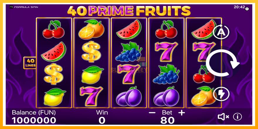 Máquina de jogos 40 Prime Fruits - chance de ganhar dinheiro, foto 2