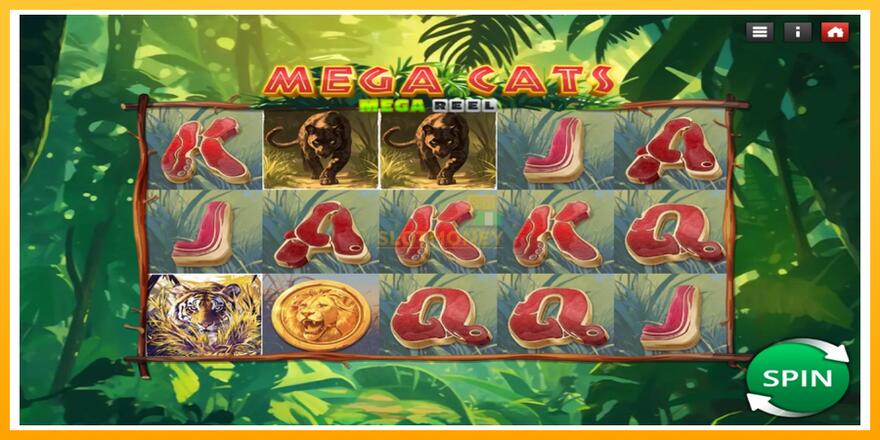 Máquina de jogos Mega Cats Mega Reel - chance de ganhar dinheiro, foto 2