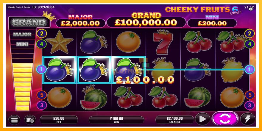 Máquina de jogos Cheeky Fruits 6 Royale - chance de ganhar dinheiro, foto 4