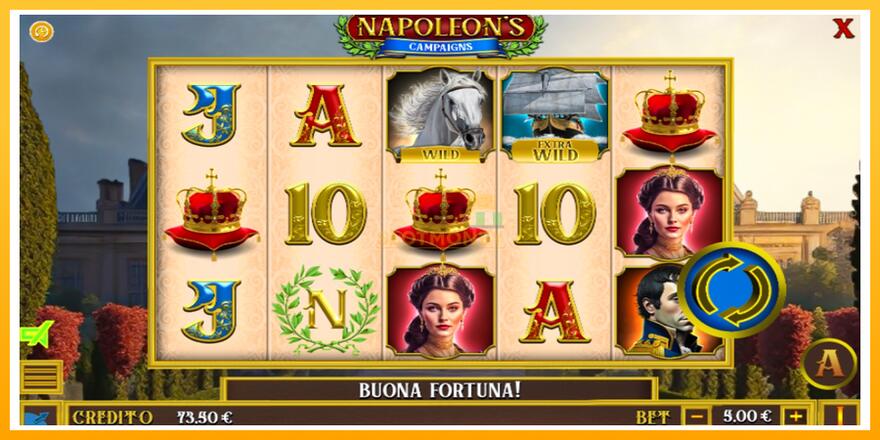 Máquina de jogos Napoleons Campaigns - chance de ganhar dinheiro, foto 2