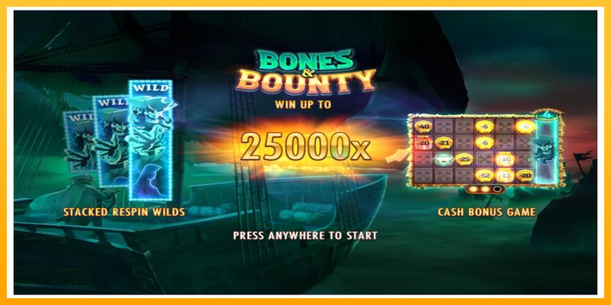 Máquina de jogos Bones & Bounty - chance de ganhar dinheiro, foto 1