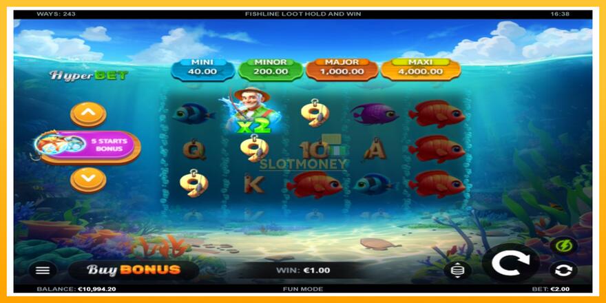 Máquina de jogos Fishline Loot Hold and Win - chance de ganhar dinheiro, foto 3