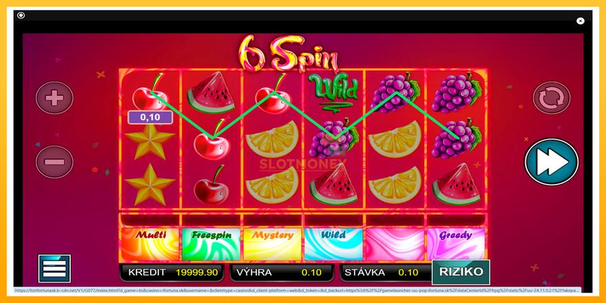 Máquina de jogos 6 Spin - chance de ganhar dinheiro, foto 2