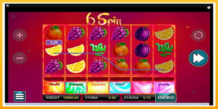 Máquina de jogos 6 Spin - chance de ganhar dinheiro, foto 3