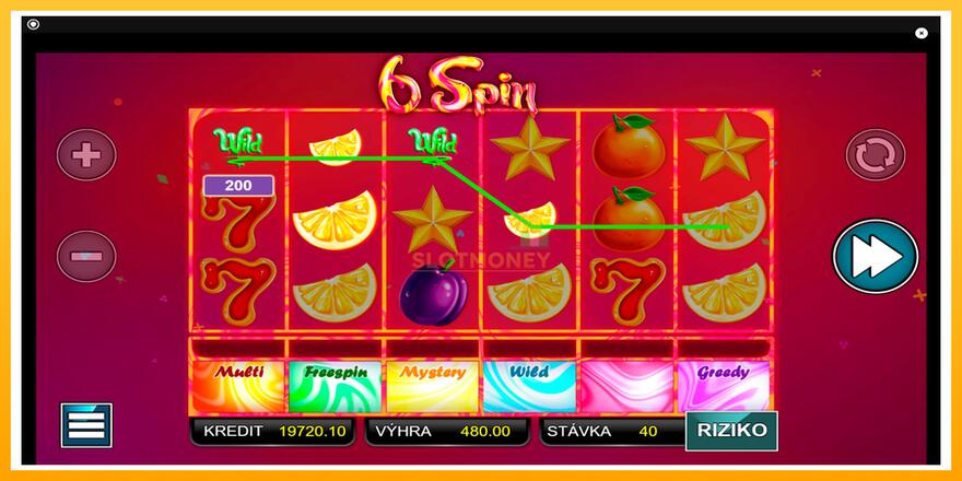 Máquina de jogos 6 Spin - chance de ganhar dinheiro, foto 5