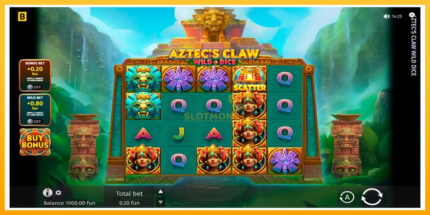 Máquina de jogos Aztecs Claw Wild Dice - chance de ganhar dinheiro, foto 1