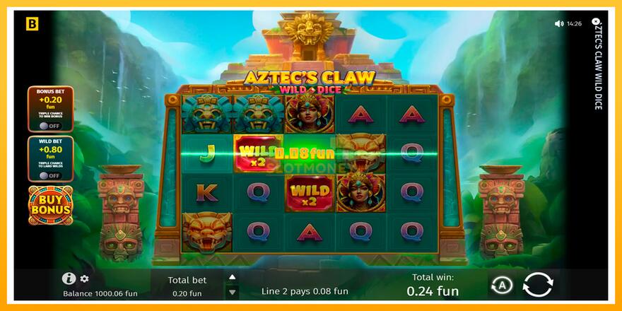 Máquina de jogos Aztecs Claw Wild Dice - chance de ganhar dinheiro, foto 4