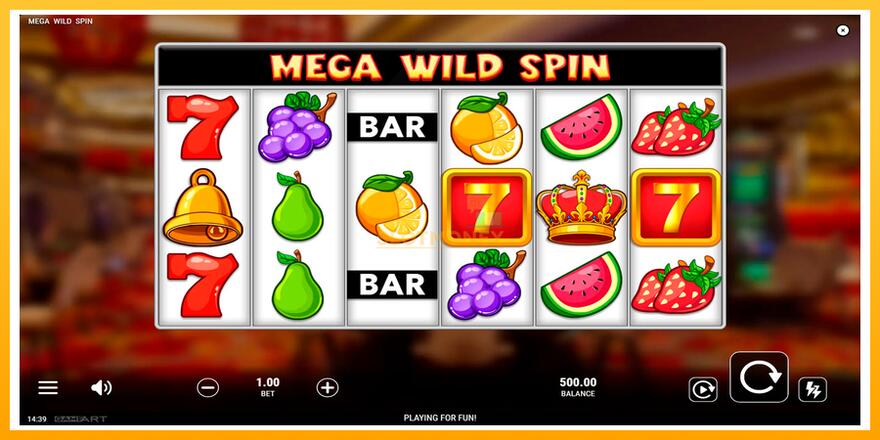 Máquina de jogos Mega Wild Spin - chance de ganhar dinheiro, foto 1