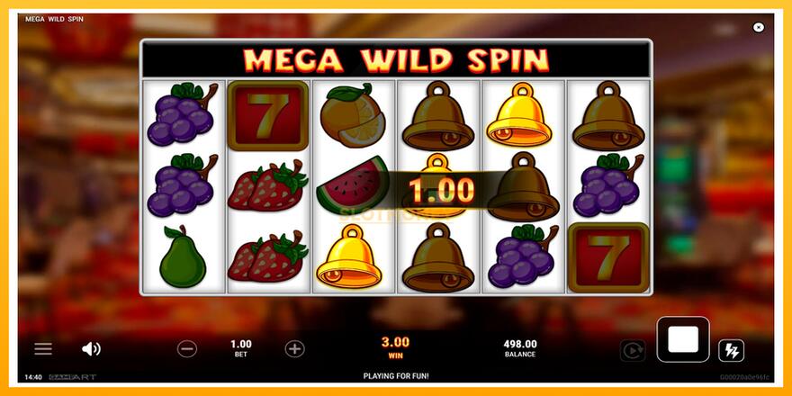 Máquina de jogos Mega Wild Spin - chance de ganhar dinheiro, foto 3