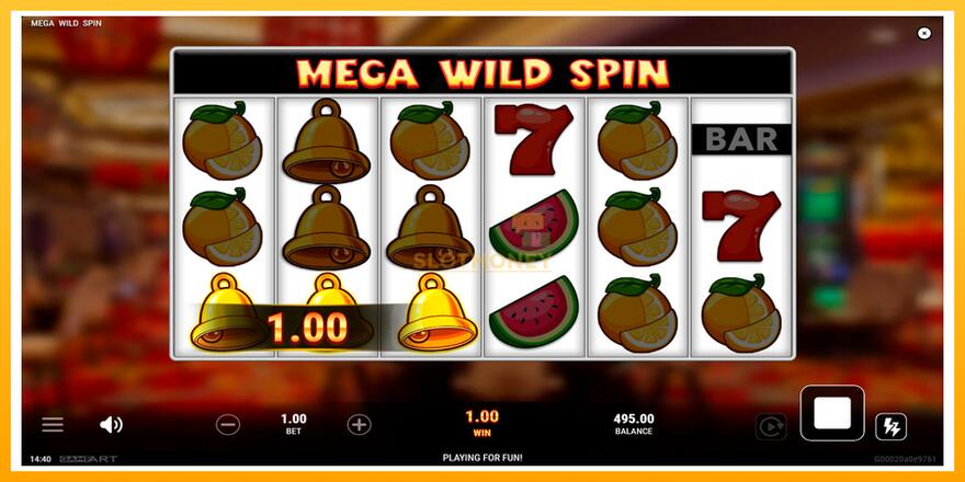 Máquina de jogos Mega Wild Spin - chance de ganhar dinheiro, foto 4