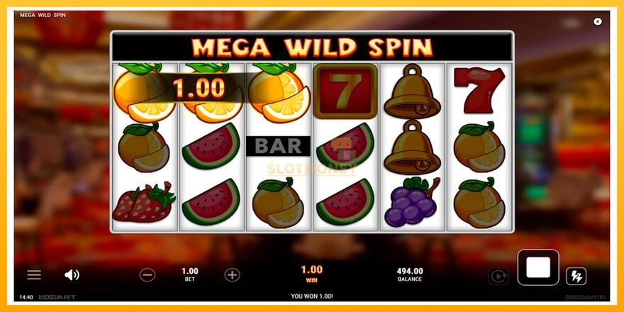 Máquina de jogos Mega Wild Spin - chance de ganhar dinheiro, foto 5