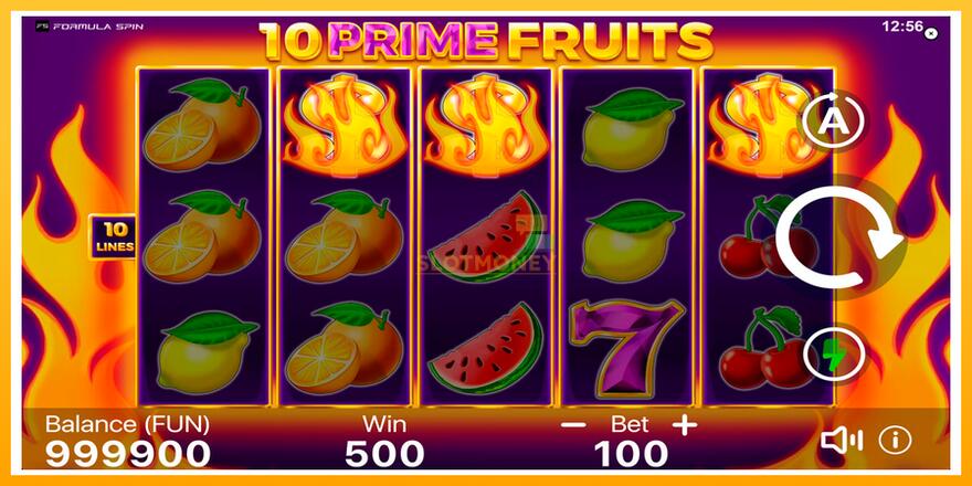 Máquina de jogos 10 Prime Fruits - chance de ganhar dinheiro, foto 2