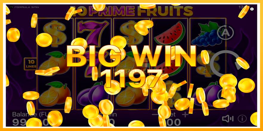 Máquina de jogos 10 Prime Fruits - chance de ganhar dinheiro, foto 5