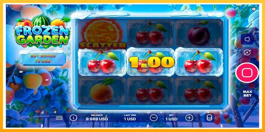 Máquina de jogos Frozen Garden - chance de ganhar dinheiro, foto 3