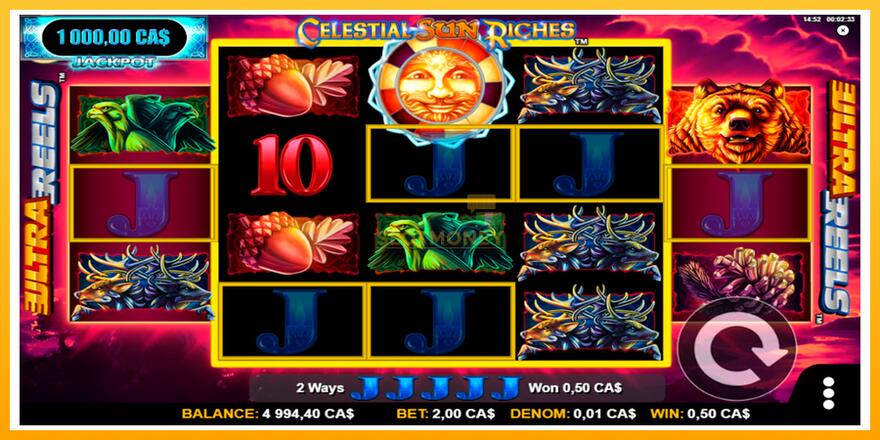 Máquina de jogos Celestial Sun Riches - chance de ganhar dinheiro, foto 4