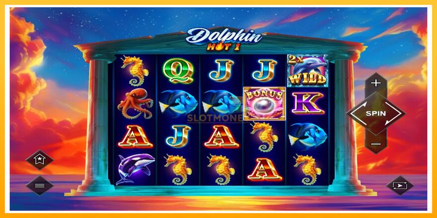 Máquina de jogos Dolphin Hot 1 - chance de ganhar dinheiro, foto 2