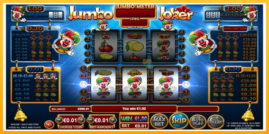 Máquina de jogos Jumbo Joker - chance de ganhar dinheiro, foto 3