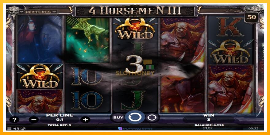 Máquina de jogos 4 Horsemen III - chance de ganhar dinheiro, foto 3