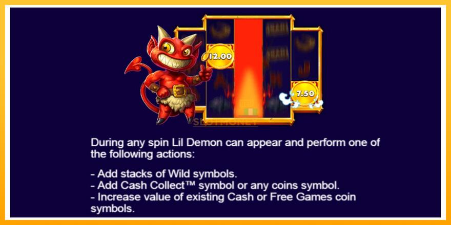 Máquina de jogos Lil Demon Mega Cash Collect - chance de ganhar dinheiro, foto 5