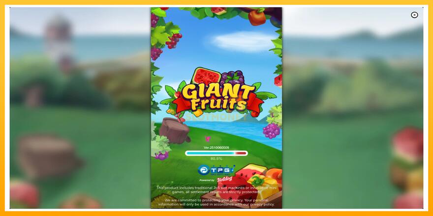 Máquina de jogos Giant Fruits - chance de ganhar dinheiro, foto 1