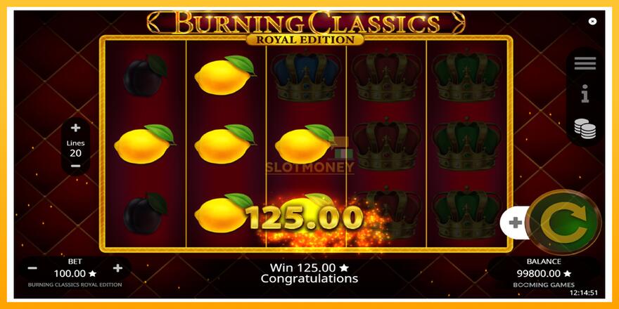 Máquina de jogos Burning Classics Royal Edition - chance de ganhar dinheiro, foto 3