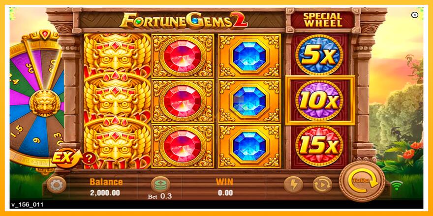 Máquina de jogos Fortune Gems 2 - chance de ganhar dinheiro, foto 1