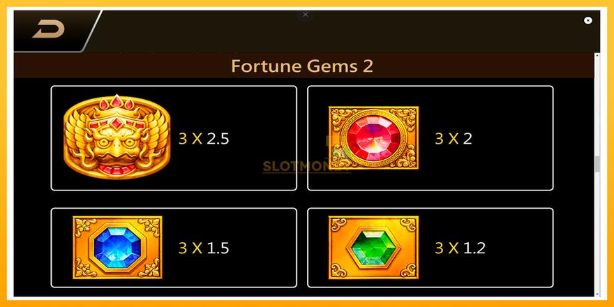 Máquina de jogos Fortune Gems 2 - chance de ganhar dinheiro, foto 6