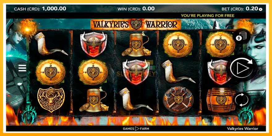 Máquina de jogos Valkyries Warrior - chance de ganhar dinheiro, foto 1