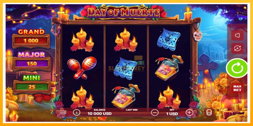 Máquina de jogos Day of Muerte - chance de ganhar dinheiro, foto 1