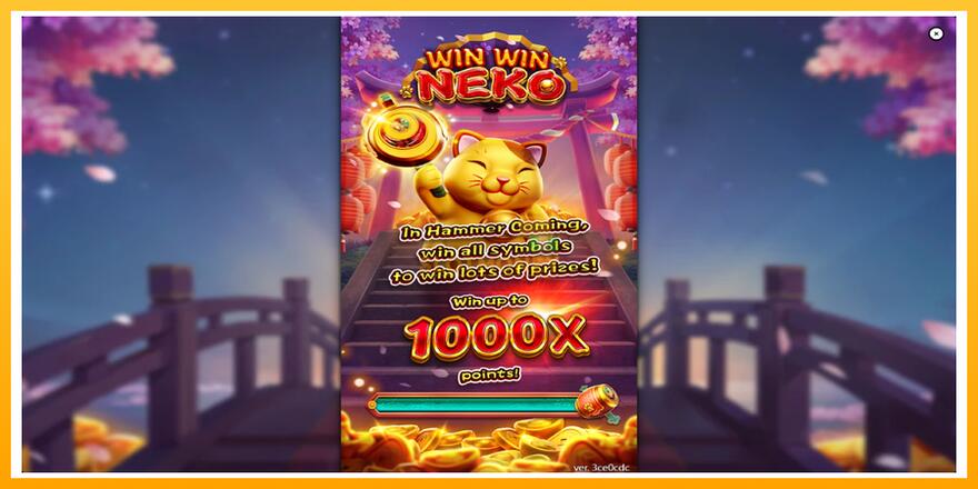 Máquina de jogos Win Win Neko - chance de ganhar dinheiro, foto 1