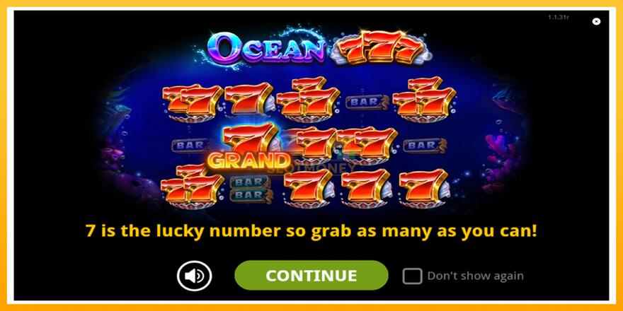 Máquina de jogos Ocean 777 - chance de ganhar dinheiro, foto 1