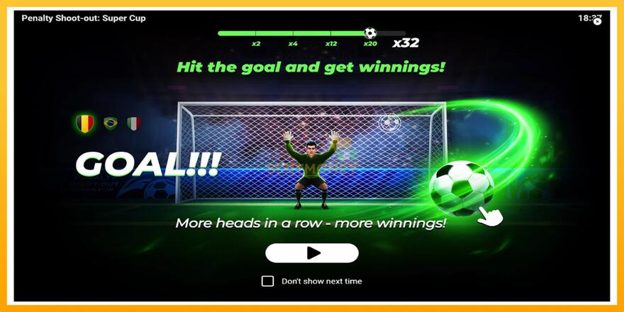 Máquina de jogos Penalty Shoot-Out: Super Cup - chance de ganhar dinheiro, foto 1