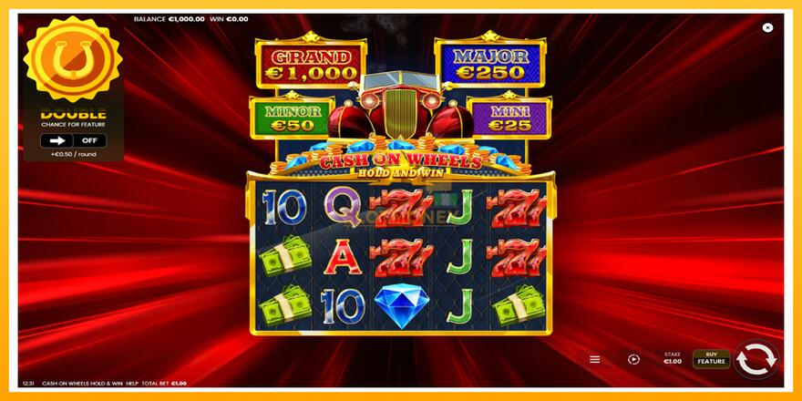 Máquina de jogos Cash on Wheels Hold and Win - chance de ganhar dinheiro, foto 2