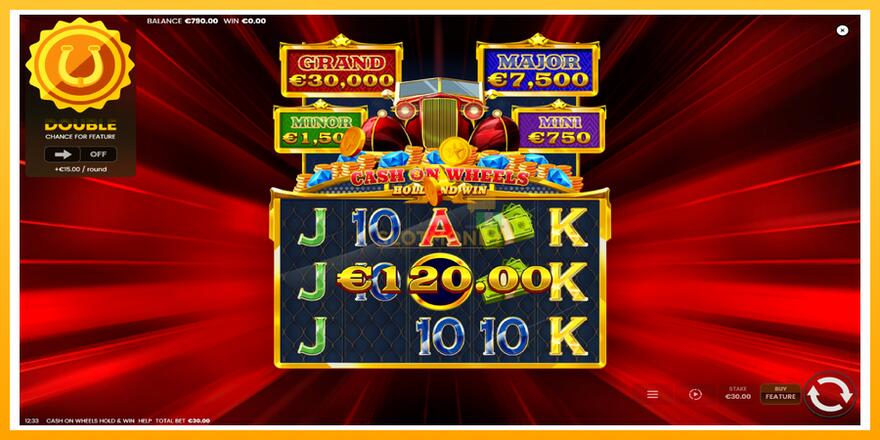 Máquina de jogos Cash on Wheels Hold and Win - chance de ganhar dinheiro, foto 3