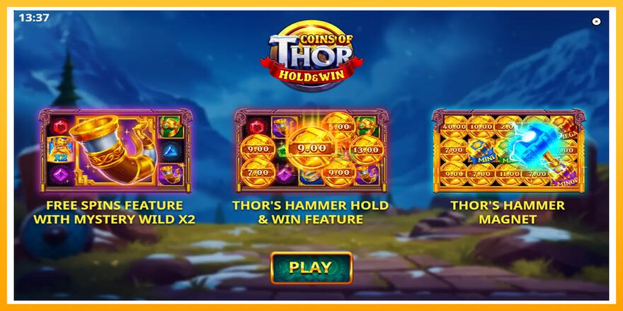 Máquina de jogos Coins of Thor - chance de ganhar dinheiro, foto 1