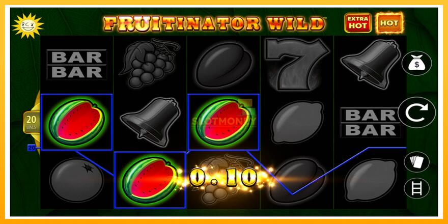 Máquina de jogos Fruitinator Wild - chance de ganhar dinheiro, foto 2