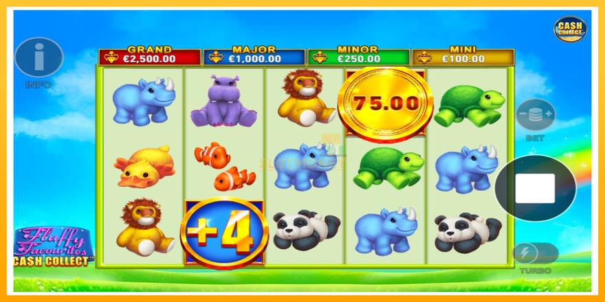 Máquina de jogos Fluffy Favourites Cash Collect - chance de ganhar dinheiro, foto 4