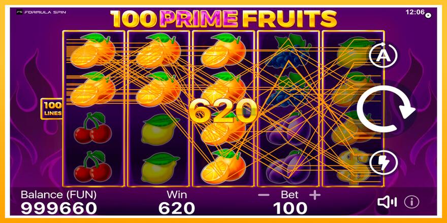 Máquina de jogos 100 Prime Fruits - chance de ganhar dinheiro, foto 4