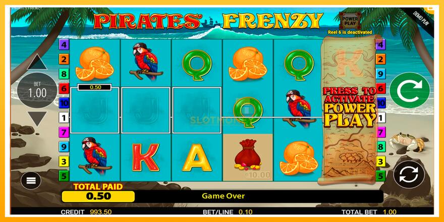 Máquina de jogos Pirates Frenzy - chance de ganhar dinheiro, foto 2