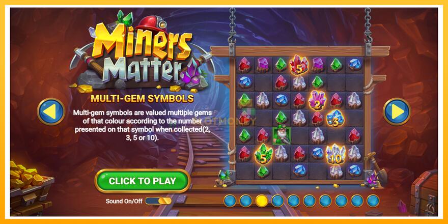 Máquina de jogos Miners Matter - chance de ganhar dinheiro, foto 1