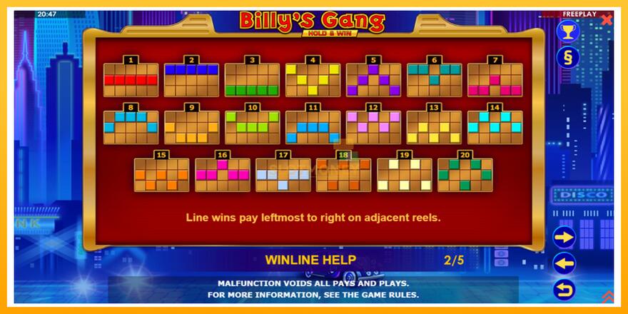 Máquina de jogos Billys Gang - chance de ganhar dinheiro, foto 6