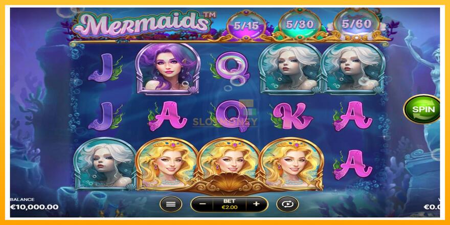 Máquina de jogos Mermaids - chance de ganhar dinheiro, foto 1