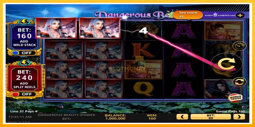 Máquina de jogos Dangerous Beauty Power Bet - chance de ganhar dinheiro, foto 3